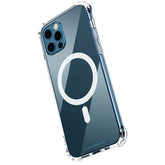 Magsafe Case Clear Four-corner Airbag Shockproof Case with Magnetic, For iPhone 13 mini, For iPhone 13, For iPhone 13 Pro, For iPhone 13 Pro Max